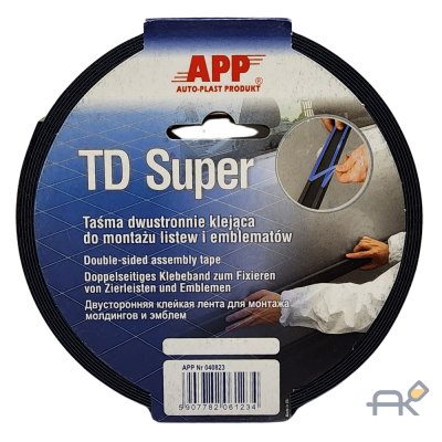 Двусторонний скотч APP голубой 12ммx10м